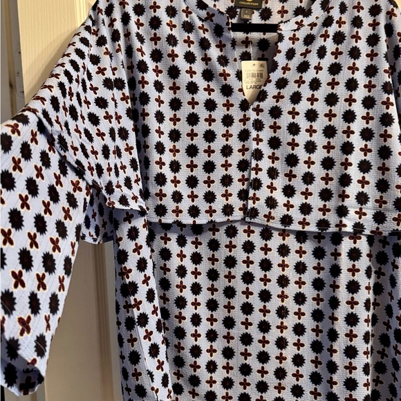 JM Collection Multicolor Patterned Top - Picture 6 of 16